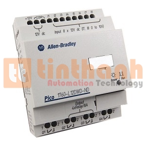 1760-L12NWN-ND - Bộ lập trình Pico 8DI AC/DC/4DO Relay No Display Allen Bradley