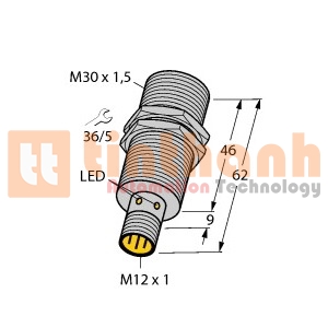 BI15-M30-AN6X - Cảm biến tiệm cận Turck
