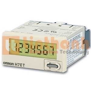 H7ET-N - Bộ đếm hiển thị H7ET LCD 7 Số Omron