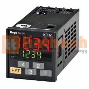 KT-V4S-C - Bộ định thời gian Digital KT hiển thị 4 chữ số Koyo