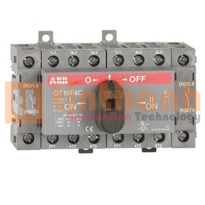 OT16F4C - Bộ chuyển đổi nguồn điện 4P OT 7.5KW ABB