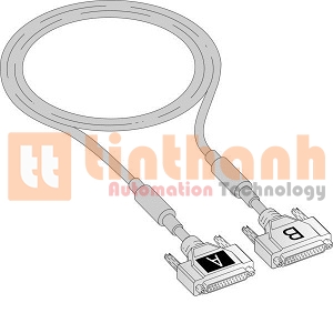 QC10TR - Cable For Connecting 2 CPU Of A 1M Mitsubishi