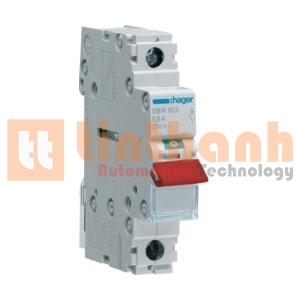 SBR140 - Cầu dao cách ly (Isolating Switch) 1P 40A Hager