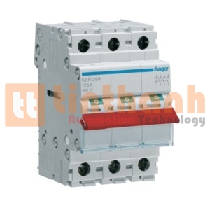 SBR340 - Cầu dao cách ly (Isolating Switch) 3P 40A Hager