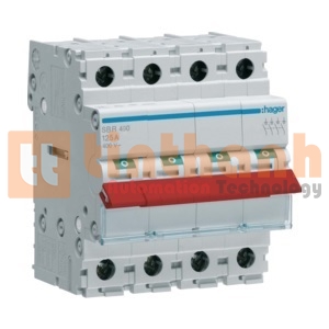 SBR490 - Cầu dao cách ly (Isolating Switch) 4P 100A Hager