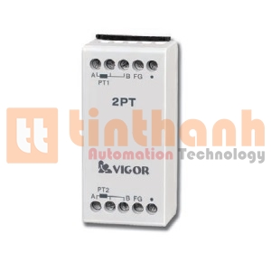 VS-2PT-EC - Card mở rộng tín hiệu nhiệt PT100 2 kênh Vigor