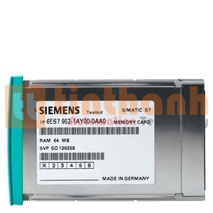 6ES7952-0AF00-0AA0 - Thẻ nhớ RAM 64 Kbytes PLC S7-400 Siemens