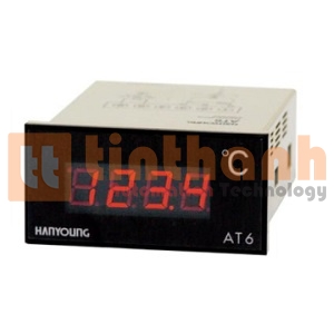 AT6-K - Bộ hiển thị nhiệt độ AT hiển thị LED 7 đoạn Hanyoung Nux