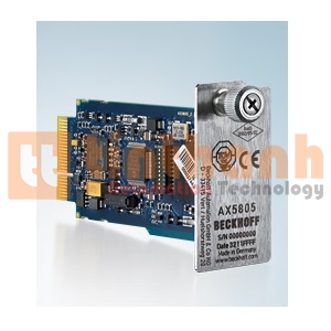 AX5805-0000 - Card tùy chọn TwinSAFE AX5000 Beckhoff