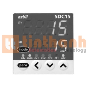 C15SV0TA0000 - Bộ điều khiển kỹ thuật số SDC15 Azbil (Yamatake)