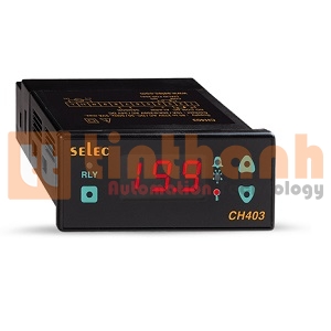 CH403-3-NTC (48x96) - Bộ điều khiển nhiệt độ LED Selec