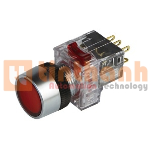 DRF-RM1 - Nút nhấn không đèn vỏ crôm Φ16 mm Hanyoung Nux