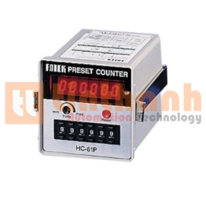 HC-61P - Counter - Bộ đếm 110/220 VAC 72 x 72mm FOTEK