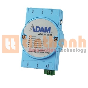 ADAM-6520L - Switch công nghiệp Ethernet 5FE Advantech