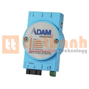 ADAM-6521/ST - Switch công nghiệp 5 cổng 4FE+1FE Advantech