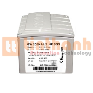273 275 | GW 2000 A4/2 HP - Công tắc áp suất DUNGS