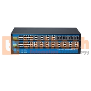IES1028-4GS-12F - Switch công nghiệp 4 cổng quang 3onedata