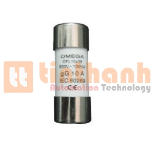 OFL10x38-10A - Cầu chì ống 10x38mm 10A Omega