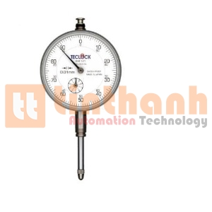 Đồng hồ so Teclock TM-5105f (5mm/0.005mm, Lưng phẳng)