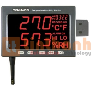 Bộ hiển thị tự ghi độ ẩm nhiệt độ Tenmars TM-185D