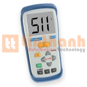 Máy đo nhiệt độ tiếp xúc 1 kênh Peaktech 5110, (-50 to +1300°C)